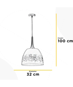 LAMPADARIO 1 LUCE ONLI "BRUK" CEMENTO E27