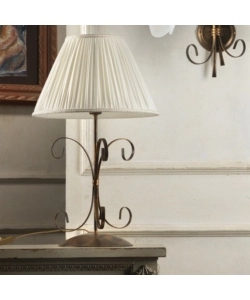 LAMPADA DA TAVOLO 1 LUCE ONLI "GRANDE" BRONZO E27