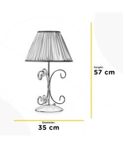 LAMPADA DA TAVOLO 1 LUCE ONLI "GRANDE" BRONZO E27