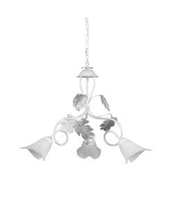 LAMPADARIO 3 LUCI ONLI "MARILENA" ARGENTO E14