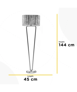 PIANTANA 1 LUCE ONLI "MADU" LEGNO E27