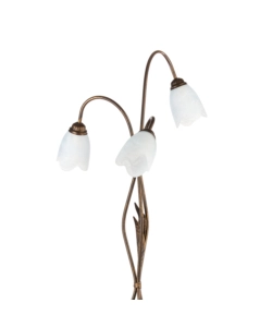 PIANTANA 3 LUCI ONLI "SONIA" BRONZO E14