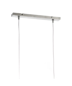 LAMPADARIO 2 LUCI ONLI "PIUME" GRIGIO E27