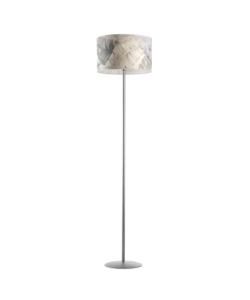 PIANTANA 1 LUCE ONLI "PIUME" GRIGIO E27