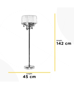 PIANTANA 1 LUCE ONLI "MAGDA" CROMO E14