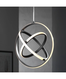 LAMPADARIO LED ONLI "VITY" NERO 30W