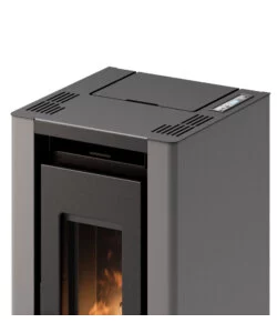 STUFA A PELLET FREEPOINT "PIKO 6" TITANIO 5,5 KW