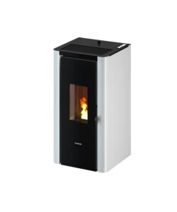 STUFA A PELLET ERMETICA FREEPOINT "INDIGO 7 T2" BIANCO 7 KW