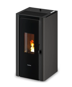 STUFA A PELLET ERMETICA FREEPOINT "INDIGO 7 T2" ANTRACITE 7 KW
