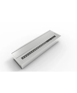 BRUCIATORE PER CAMINO BIOETANOLO DIVINA FIRE IN ACCIAIO INOX 3,5 LT 45,7X18,7X9,5 CM
