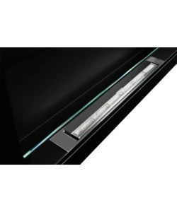 CAMINO BIOETANOLO DA PARETE DIVINA FIRE "LIVORNO" IN ACCIAIO NERO 90X40 CM