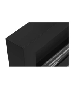 CAMINO BIOETANOLO DA PARETE DIVINA FIRE "SIENA" IN ACCIAIO NERO 90X12X40 CM