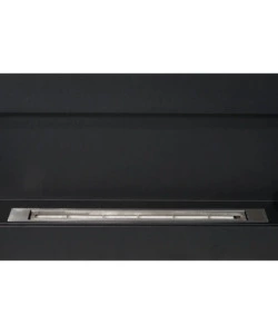 CAMINO BIOETANOLO DA PARETE DIVINA FIRE "SIENA" IN ACCIAIO NERO 90X12X40 CM