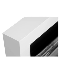 CAMINO BIOETANOLO DA PARETE DIVINA FIRE "SIENA" IN ACCIAIO BIANCO 90X40 CM