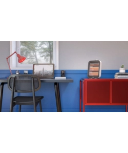STUFA INFRAROSSI DA TAVOLO OLIMPIA SPLENDID "QUARZIA SLIM" NERO 800 W