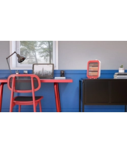 STUFA INFRAROSSI DA TAVOLO OLIMPIA SPLENDID "QUARZIA SLIM" ROSSO 800 W