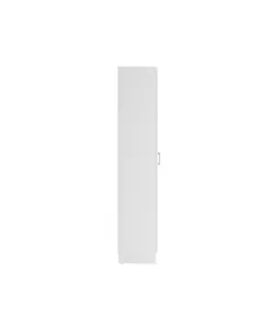 ARMADIO MULTIFUNZIONE 2 ANTE BIANCO 70X36X180,9 CM