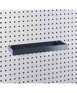 MENSOLA REVERISIBILE PORTAOGGETTI FAMI PER PANNELLO FORO QUADRO IN ACCIAIO ANTRACITE 45,5 CM
