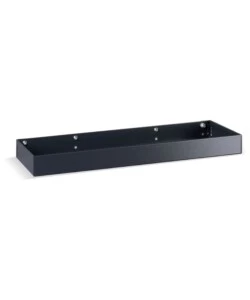 MENSOLA REVERISIBILE PORTAOGGETTI FAMI PER PANNELLO FORO QUADRO IN ACCIAIO ANTRACITE 45,5 CM