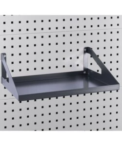 MENSOLA REVERISIBILE FAMI "GRANDE" PER PANNELLO FORO QUADRO IN ACCIAIO ANTRACITE 45 CM