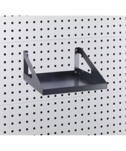 MENSOLA REVERISIBILE FAMI "PICCOLA" PER PANNELLO FORO QUADRO IN ACCIAIO ANTRACITE 30 CM