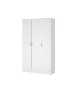 ARMADIO MULTIFUNZIONE 3 ANTE BIANCO 104,2X36X180,9 CM