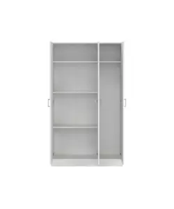 ARMADIO MULTIFUNZIONE 3 ANTE BIANCO 104,2X36X180,9 CM
