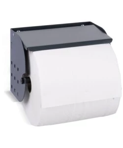 PORTA ROTOLO DA PARETE FAMI PER PANNELLO FORO QUADRO IN ACCIAIO ANTRACITE Ø 24/30 CM