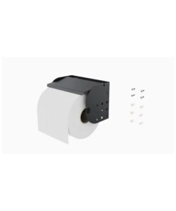PORTA ROTOLO DA PARETE FAMI PER PANNELLO FORO QUADRO IN ACCIAIO ANTRACITE Ø 24/30 CM
