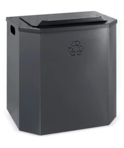 CESTINO DA PARETE FAMI PER PANNELLO FORO QUADRO IN ACCIAIO ANTRACITE 38,7X27,7X39,4 CM