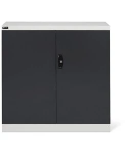 ARMADIETTO CON ANTE A BATTENTE FAMI "PERFOM" IN LAMIERA GRIGIO E ANTRACITE 102,3X55,5X100 CM