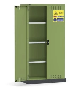 ARMADIO PER FITOFARMACI E FITOSANITARI FAMI "PERFOM" IN LAMIERA VERDE 104,8X60X202,7 CM