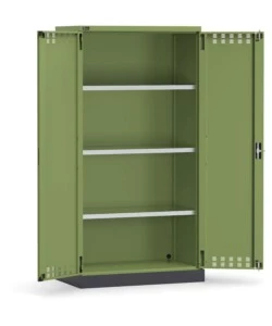 ARMADIO PER FITOFARMACI E FITOSANITARI FAMI "PERFOM" IN LAMIERA VERDE 104,8X60X202,7 CM