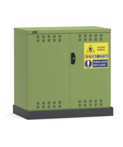 ARMADIETTO PER FITOFARMACI FAMI "PERFOM" IN LAMIERA VERDE 104,8X600X102,7 CM