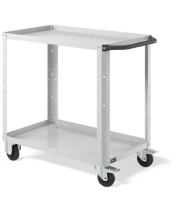 CARRELLO DA OFFICINA FAMI "CLEVER SMALL" CON DUE RIPIANI IN LAMIERA GRIGIO 90,8X51,5X81,9 CM