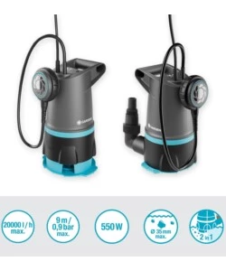 POMPA SOMMERSA 2 IN 1