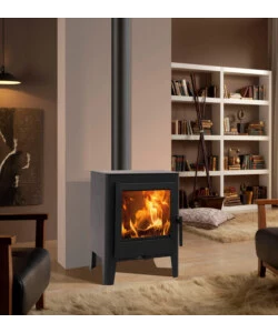STUFA A LEGNA PANADERO "SKARA" NERO 5,9 KW