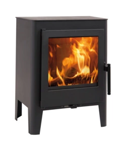 STUFA A LEGNA PANADERO "SKARA" NERO 5,9 KW