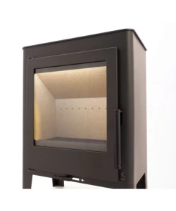 STUFA A LEGNA PANADERO "SKARA" NERO 5,9 KW