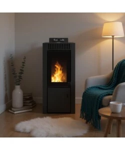 STUFA A PELLET PIROX "ISABEL" NERO 8 KW