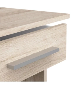 SET SCRIVANIA CON CASSETTO E LIBRERIA 3 RIPIANI ROVERE