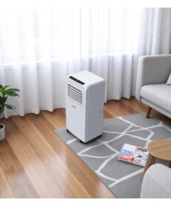 OUTLET - USATO PER PROVA - CONDIZIONATORE PORTATILE CALDO FREDDO CON TELECOMANDO TECNO AIR SYSTEM "AFC-9001" 2 VELOCITÀ 2600 W