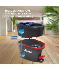 Lavapavimenti Vileda "Spin Mop H2Pro" con sistema a pedale