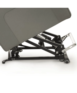 POLTRONA BELLAHOME "DIVA" CON RECLINER IN TESSUTO TORTORA 73X77X106 CM