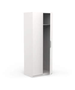 ARMADIO 2 ANTE BATTENTI BIANCO 79,4X51,1X203 CM
