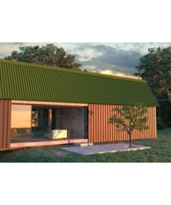 Lastra Onduline "Base" verde 200x85 cm