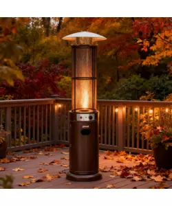 FUNGO RISCALDANTE DA ESTERNO A GPL MARRONE 11000W