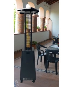 FUNGO RISCALDANTE DA ESTERNO A BIOETANOLO "IRIS" NERO 8000W