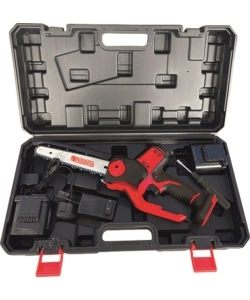 KIT POTATORE A CATENA A BATTERIA SANDRIGARDEN "SG-TR2400" BARRA 24 CM 2 BATTERIE 21V 4AH E ASTA TELESCOPICA 300 CM