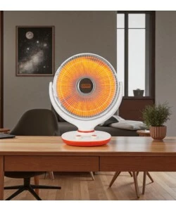 STUFA DA TAVOLO VINCO IN FIBRA DI CARBONIO ARANCIONE 1 KW - COD. 70185